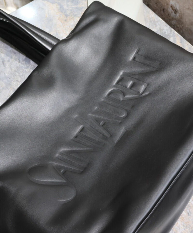 Saint Laurent Tote In Nappa Lambskin Black